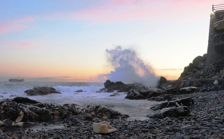 Off season camping beach